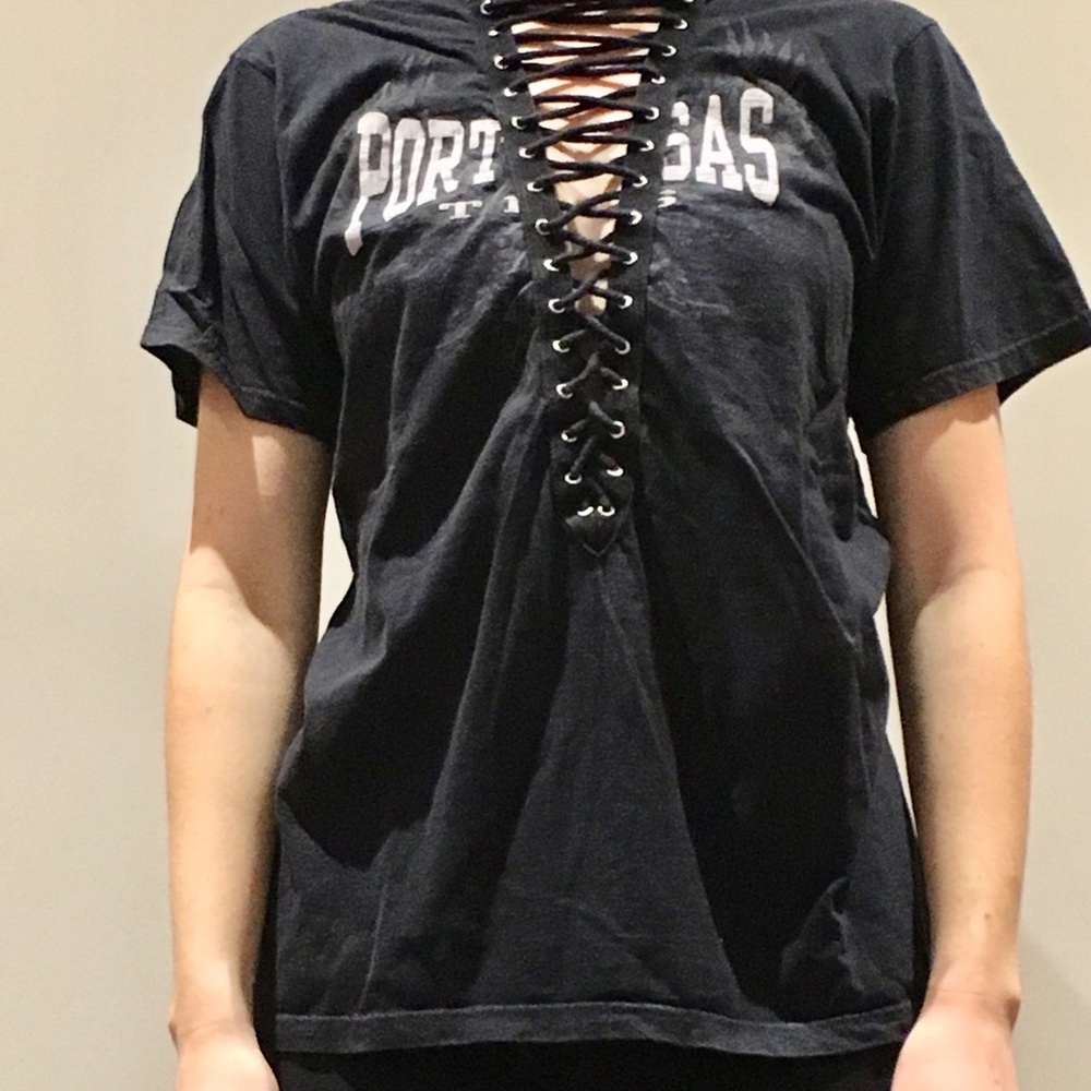 LF t shirt with stitching